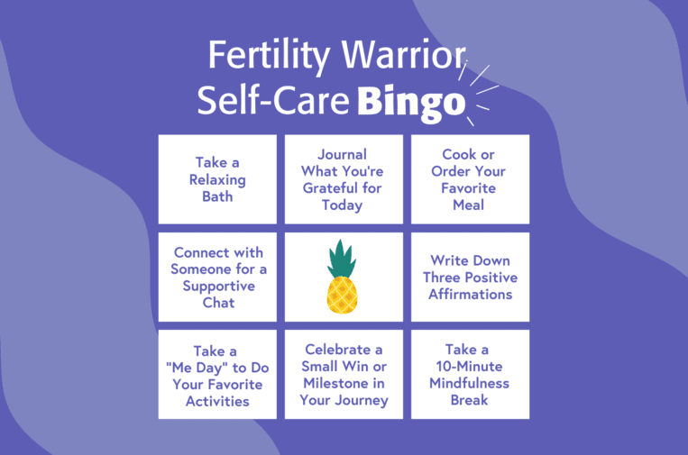 Fertility Warrior Self Care Bingo